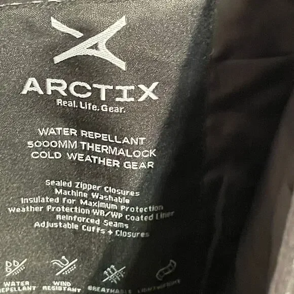 Arctix Men's Eco Friend Corkscrew Bib Overalls black small 32inseam